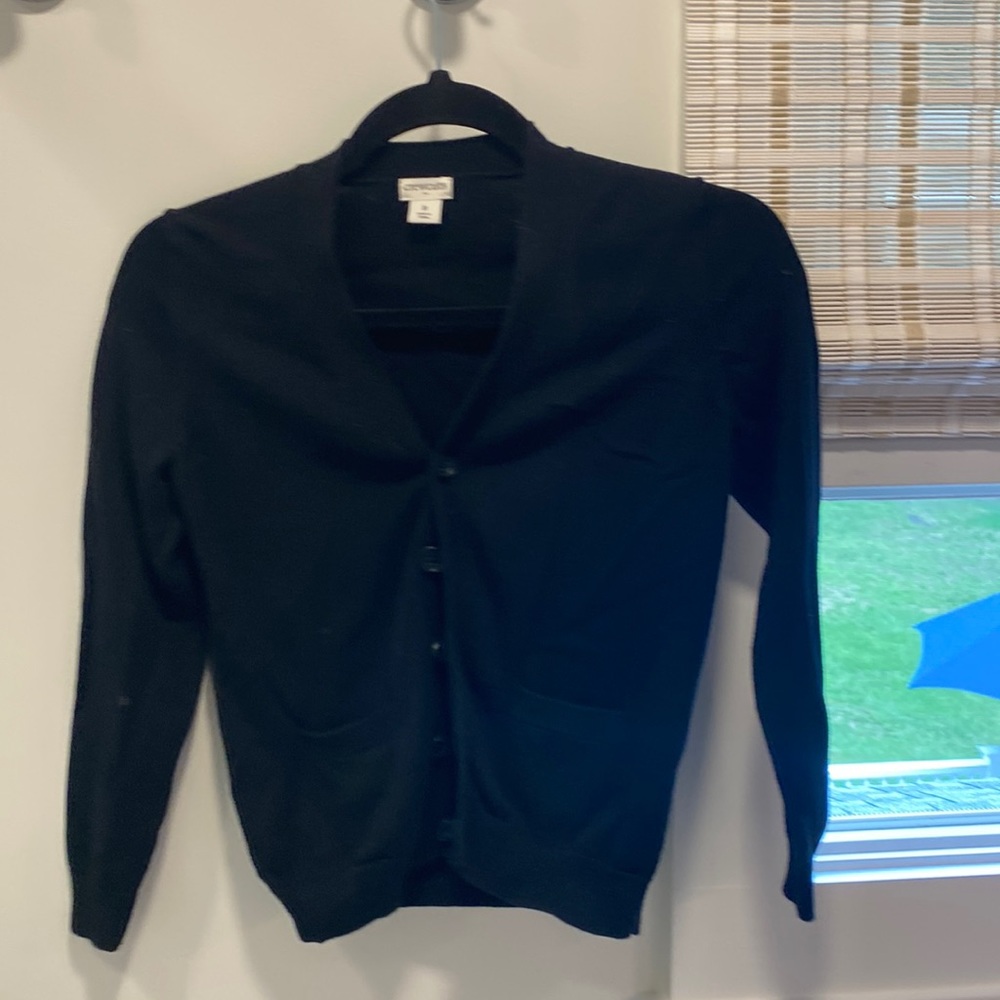 Boys' cotton cardigan sweater